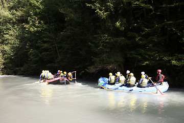 Image showing Rafting