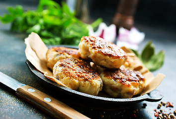 Image showing fried cutlets