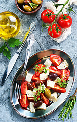 Image showing greek salad