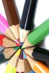 Image showing Close-up pencil.