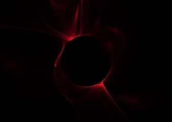 Image showing Black hole fractal