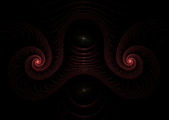 Image showing Picture spiral fractals