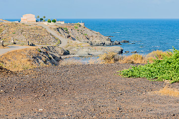 Image showing Panoramic view mountain and sea