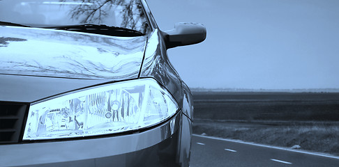 Image showing Car on the highway