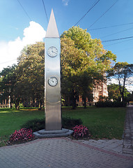 Image showing Kobe Friendship Clock Riga, Latvia, Europe