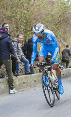 Image showing The Cyclist Delio Fernandez Cruz - Paris-Nice 2016 