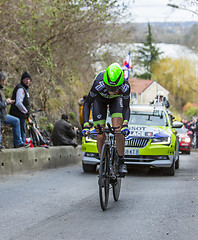 Image showing The Cyclist Anthony Delaplace - Paris-Nice 2016 