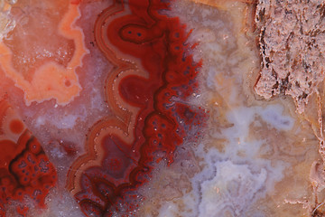 Image showing brown agate texture 