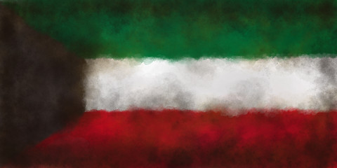 Image showing flag of kuwait