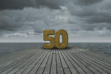 Image showing number fifty