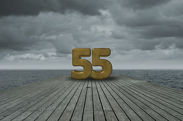 Image showing number fifty-five