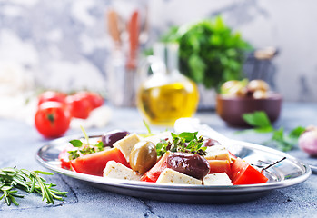 Image showing greek salad