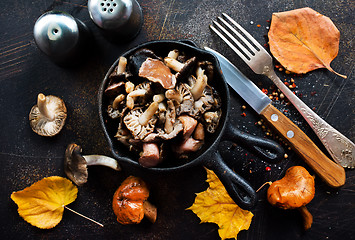 Image showing fried mushroom