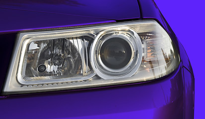 Image showing Car headlight