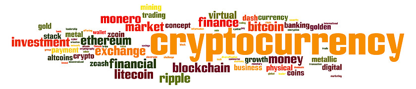 Image showing Cryptocurrency word cloud