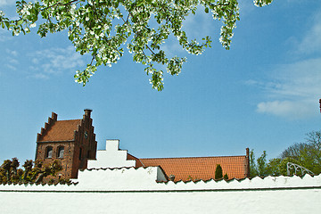 Image showing Sollerod church in spring