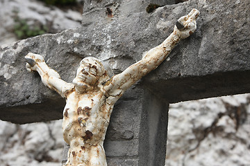 Image showing crucifix, in France