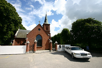 Image showing Wedding at Vinderød church in 2004