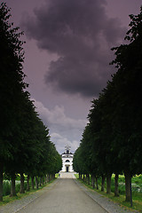 Image showing Church in hoersholm slotshave