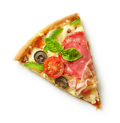 Image showing Slice of pizza