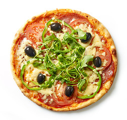 Image showing Freshly baked pizza