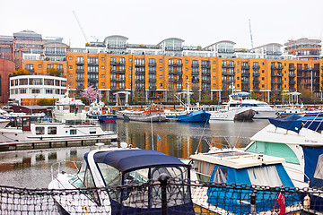 Image showing St Katharine Docks in London