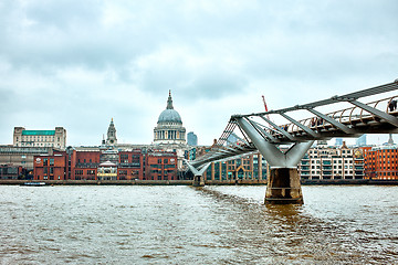 Image showing London Millennium Bridge