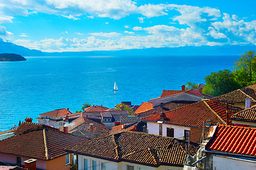 Image showing Ohrid lake, Macedonia