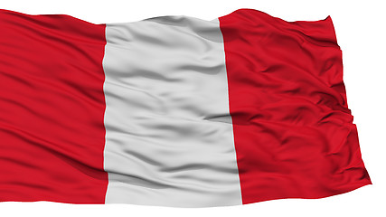 Image showing Isolated Peru Flag