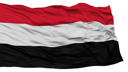 Image showing Isolated Yemen Flag