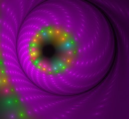 Image showing Purple blurred fractal