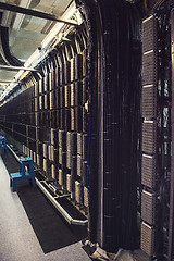 Image showing Retro telephone exchange