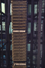 Image showing Retro telephone exchange