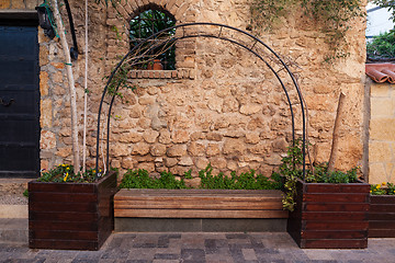 Image showing Bench in a picturesque location