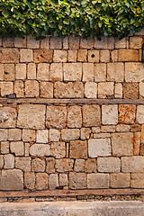 Image showing Old stone wall