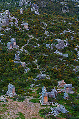 Image showing Lycian tombs in Kalekoy. Simena.