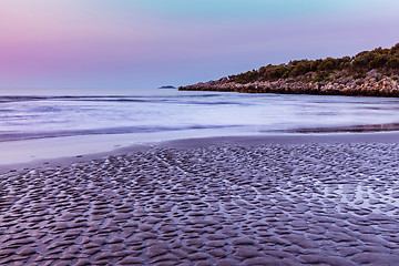 Image showing Sunrise over the sea