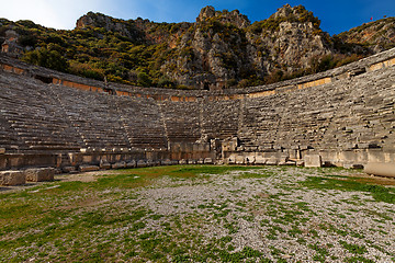 Image showing Ancient Greco-Roman Theater in Demre