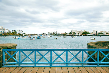 Image showing Fishing boats in the laguna 