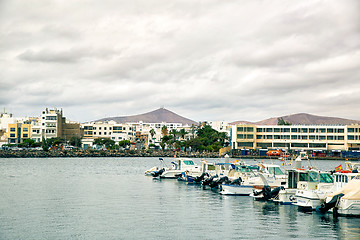 Image showing Yacht dock in Arrecife 