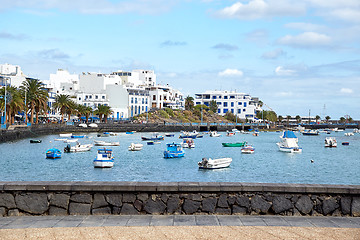 Image showing Fishing boats in the laguna 