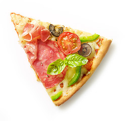 Image showing slice of pizza