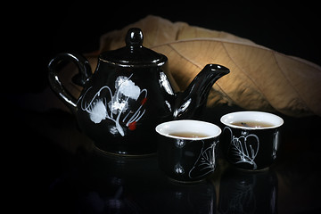 Image showing tea cup set