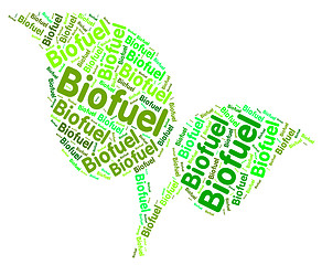 Image showing Biofuel Word Represents Power Source And Biofuels