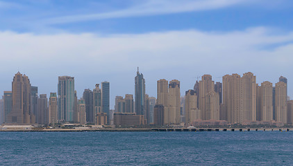 Image showing Panorama Dubai city UAE