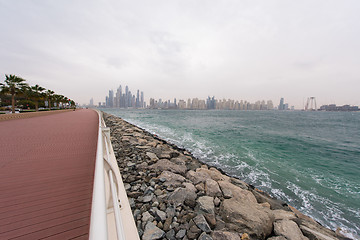 Image showing Panorama Dubai city UAE