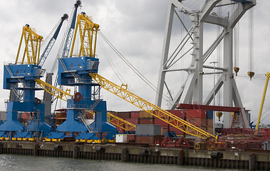 Image showing cranes