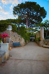 Image showing Villa Cimbrone in Ravello Amalfi Coast Italy