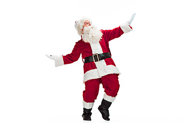 Image showing Portrait of Man in Santa Claus Costume