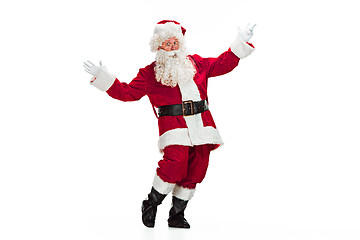 Image showing Portrait of Man in Santa Claus Costume